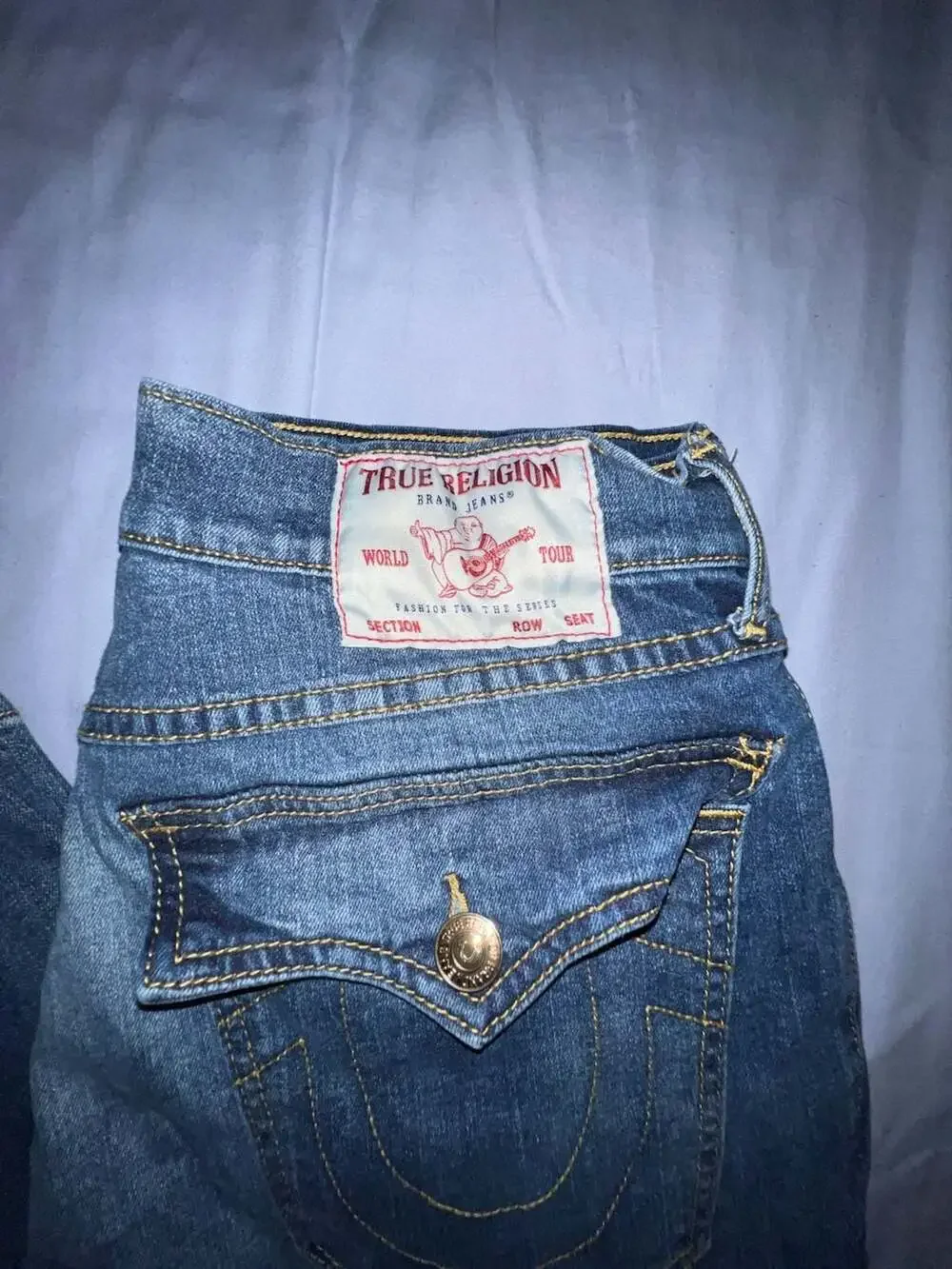 True Religion Geno Relaxed Slim Jeans Size 32